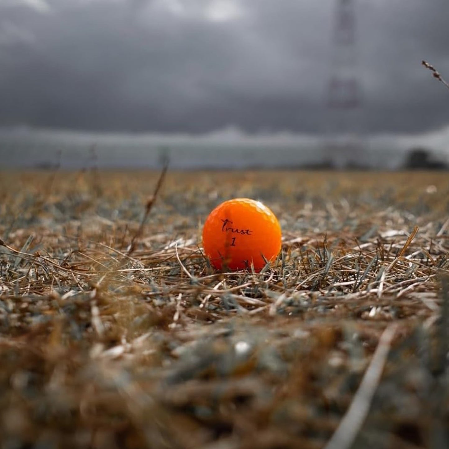 K9 Aurora Crystal Urethane Golf Ball - Bright Orange