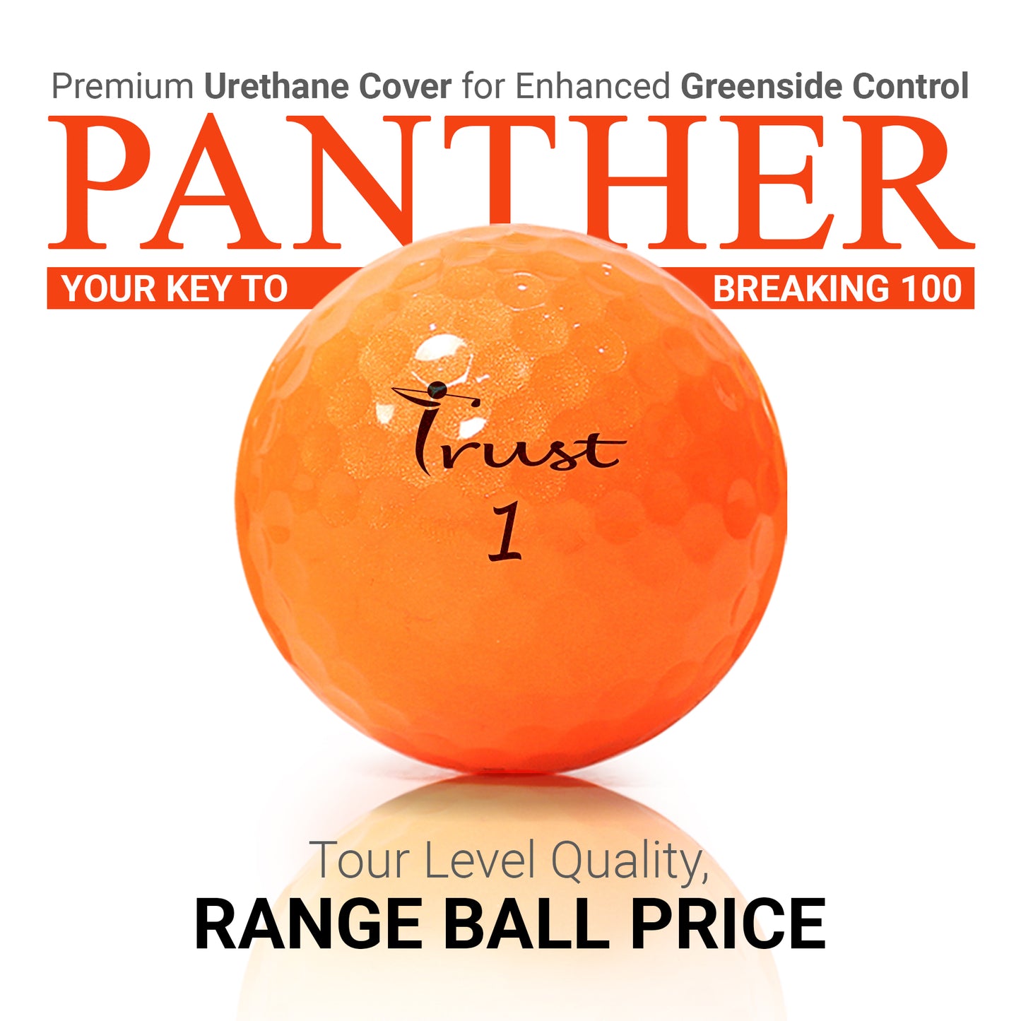 K9 Panther- 2 pcs Urethane Golf Ball