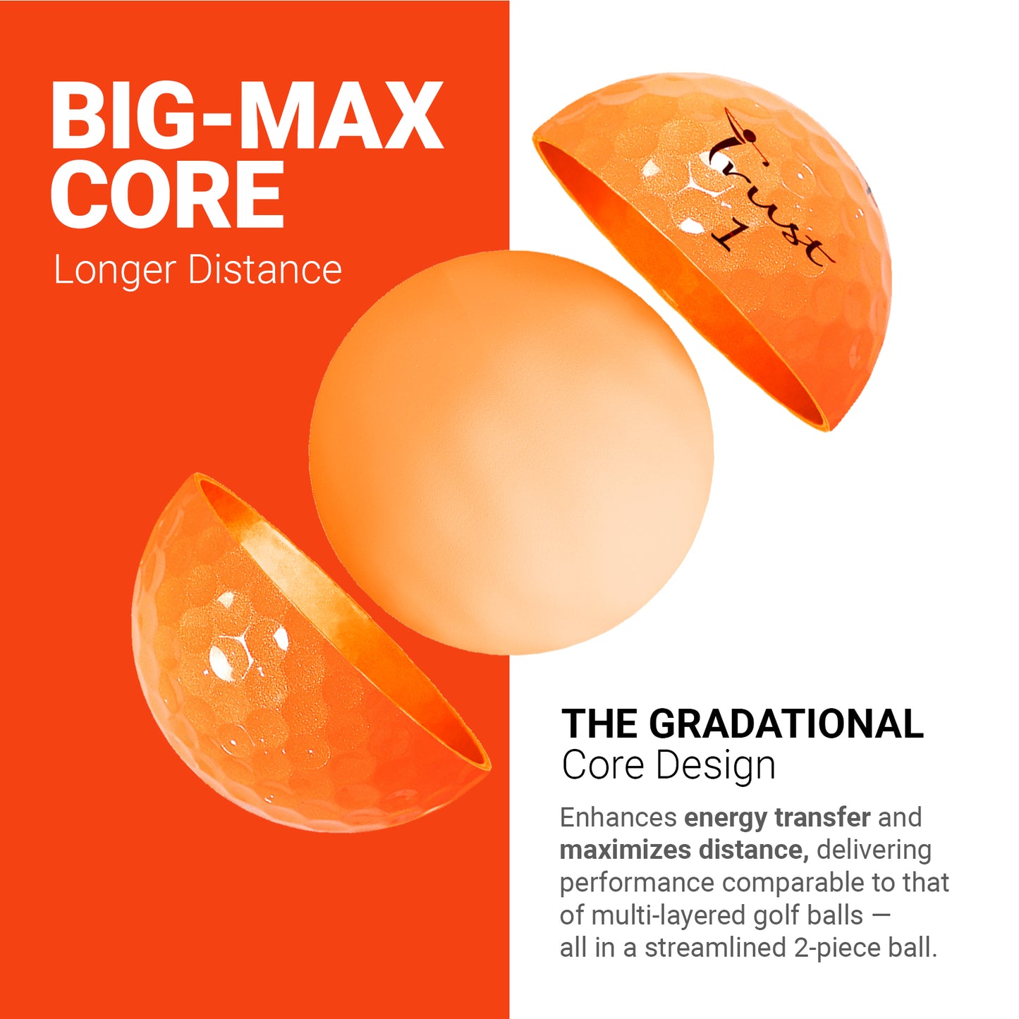 K9 Panther- 2 pcs Urethane Golf Ball