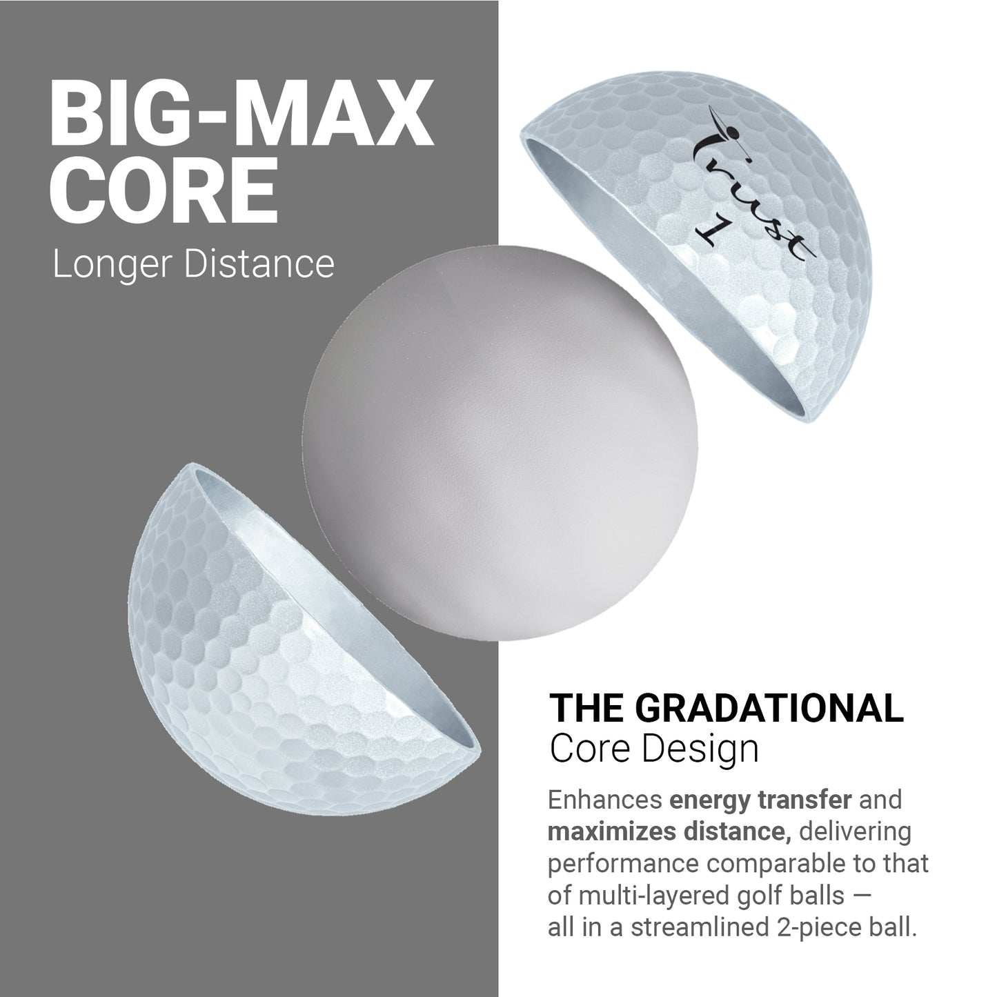 K9 Panther- 2 pcs Urethane Golf Ball